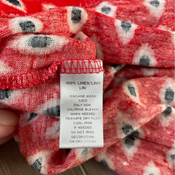 EUC LOFT short sleeve linen shirt Women’s size XS - Picture 10 of 12